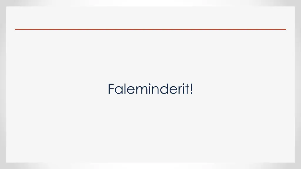 faleminderit