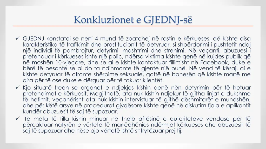 konkluzionet e gjednj s 2