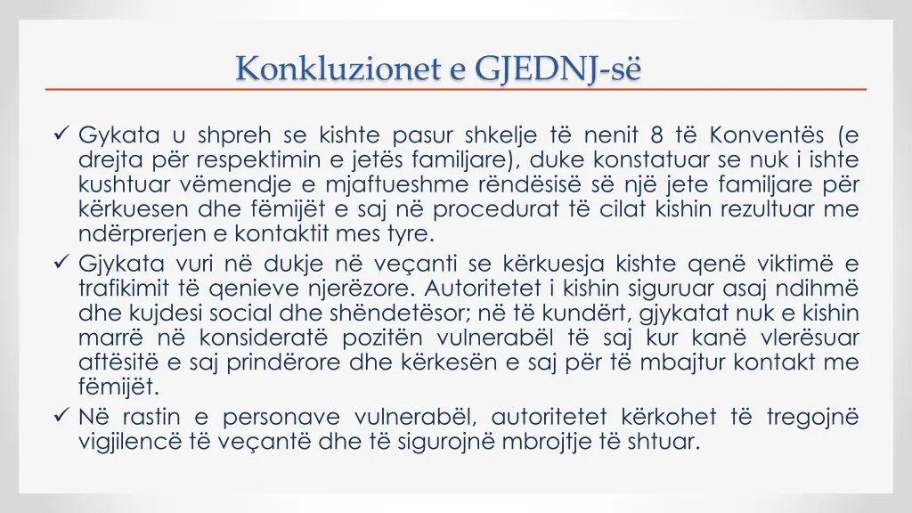 konkluzionet e gjednj s 3