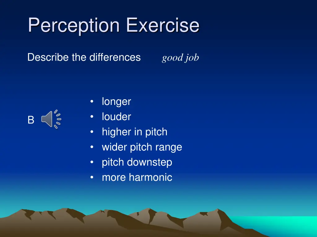 perception exercise 2