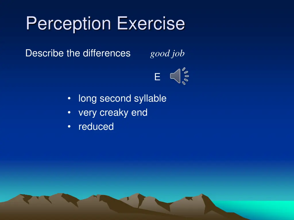 perception exercise 5