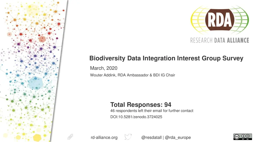 biodiversity data integration interest group