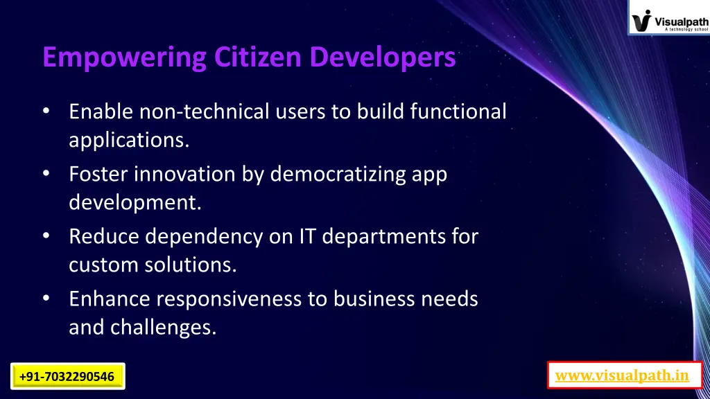 empowering citizen developers