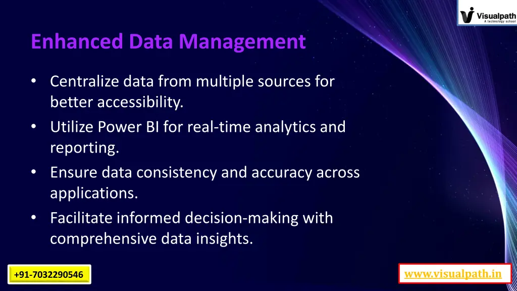 enhanced data management