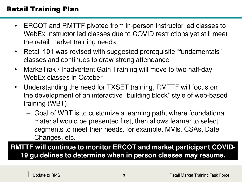 retail training plan