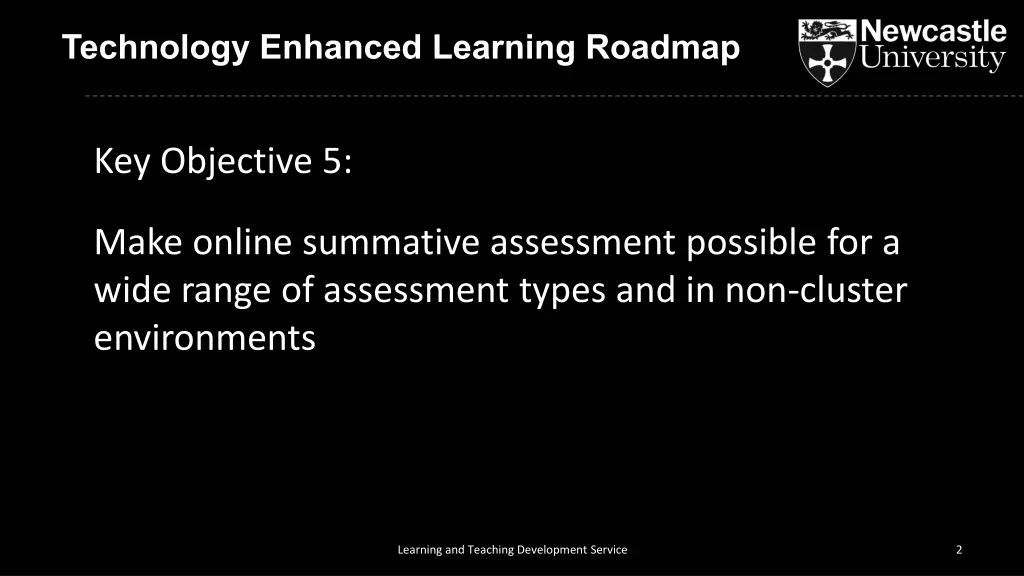 technology enhanced learning roadmap