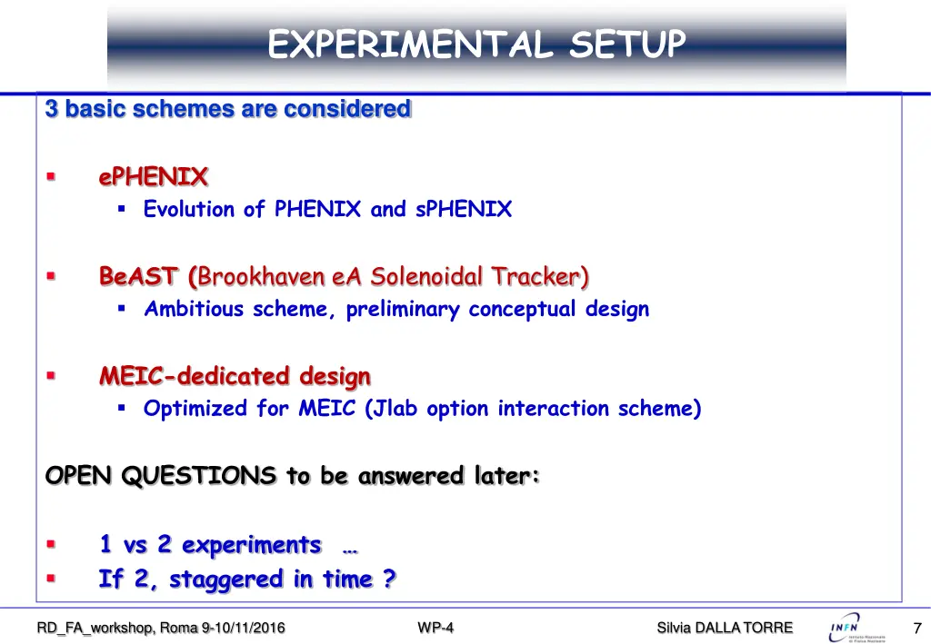 experimental setup