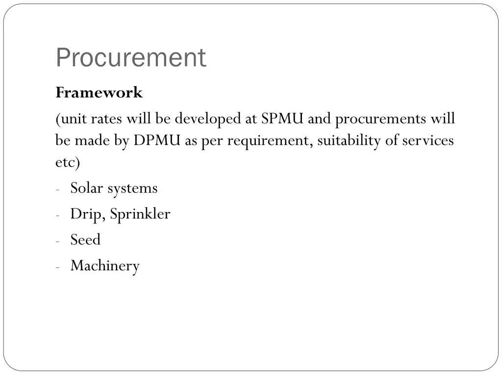 procurement