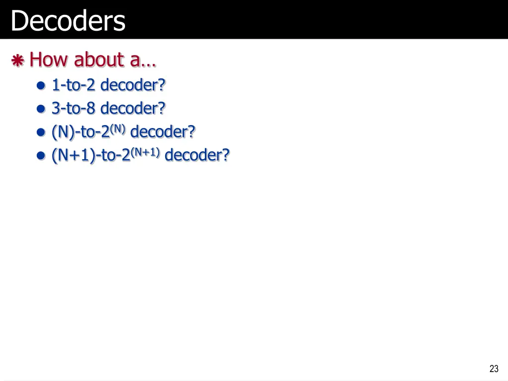 decoders 1
