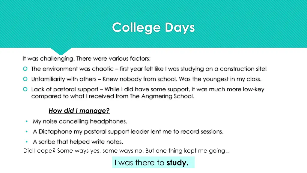 college days