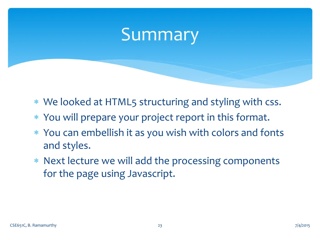 summary