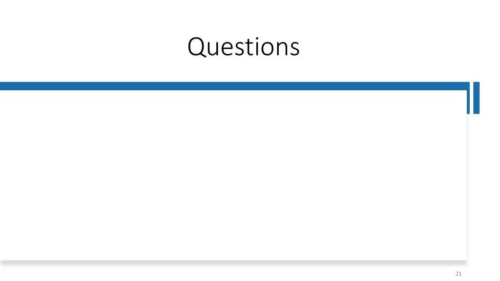 questions