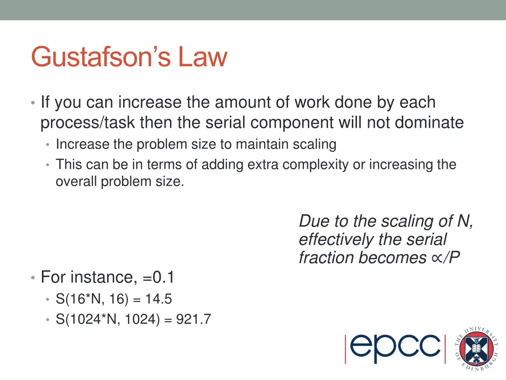 gustafson s law