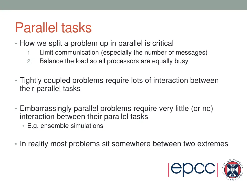 parallel tasks
