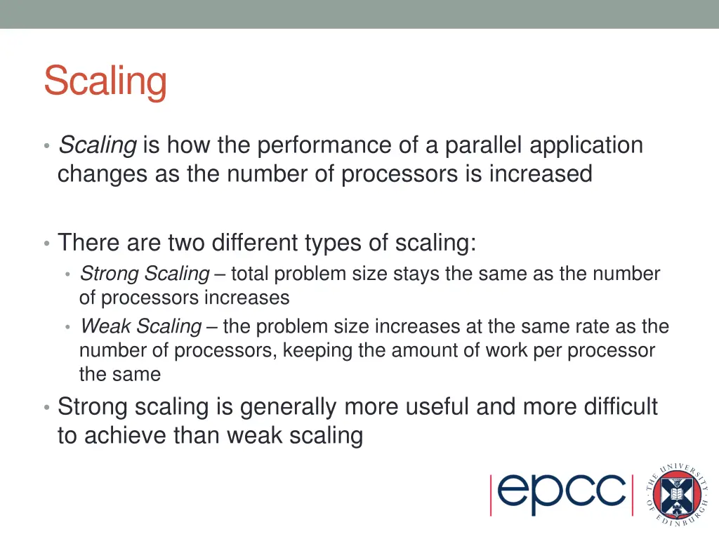 scaling