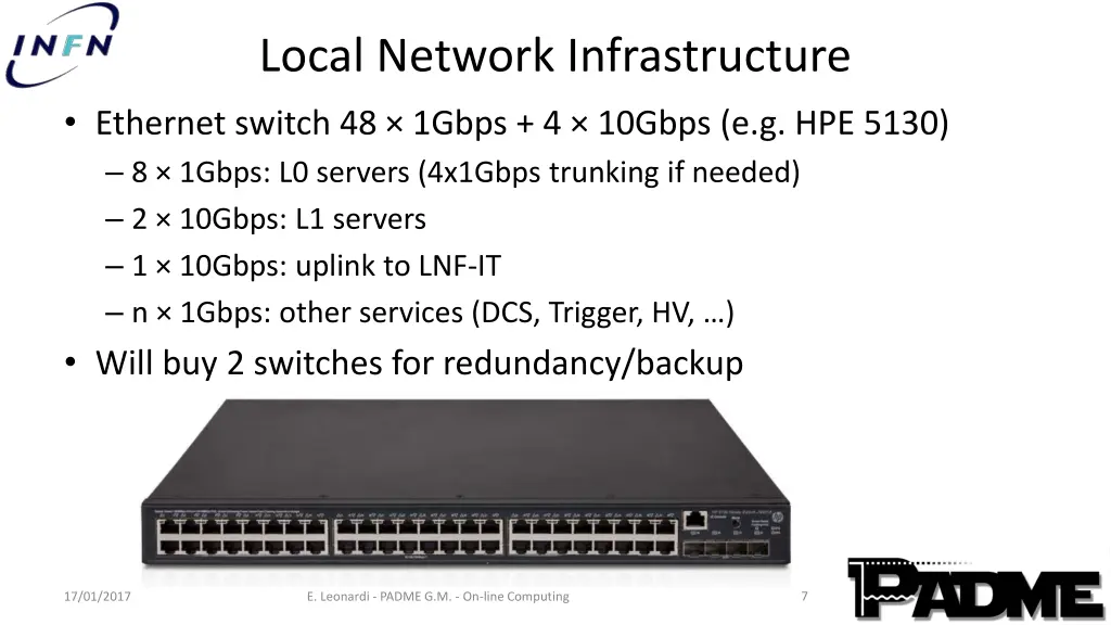 local network infrastructure ethernet switch