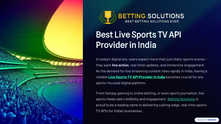 best live sports tv api best live sports
