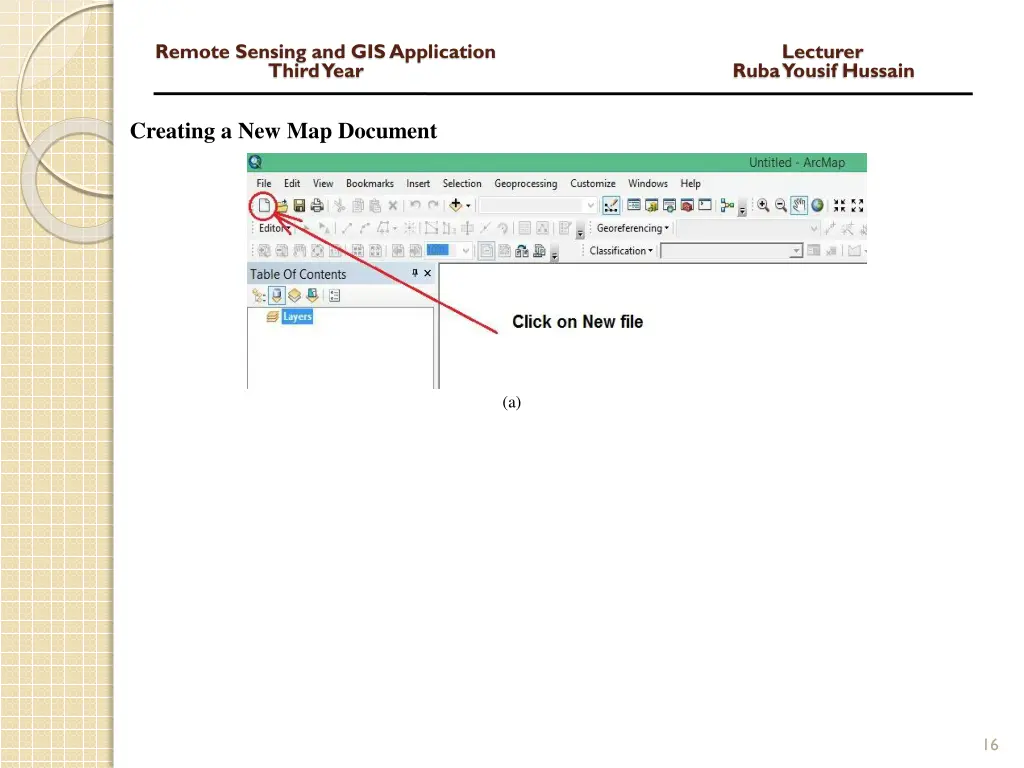 remote sensing and gis application lecturer third 14