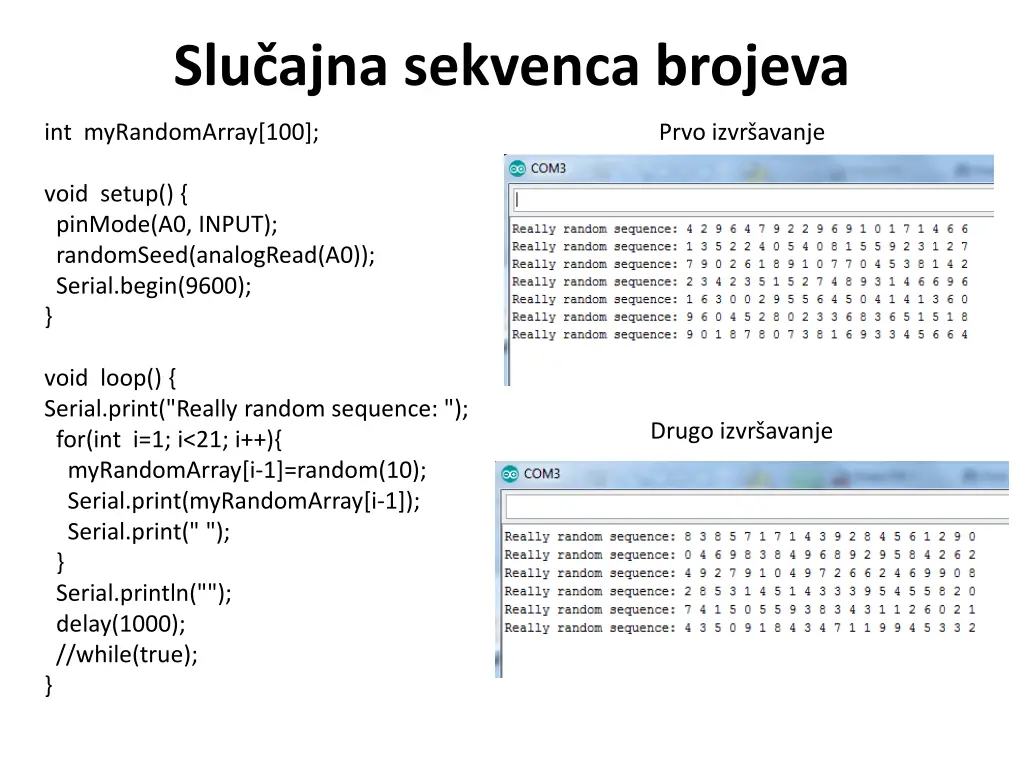 slu ajna sekvenca brojeva 1