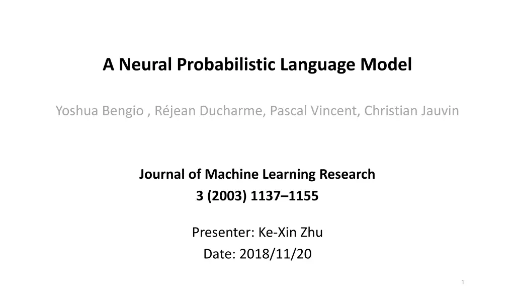 a neural probabilistic language model