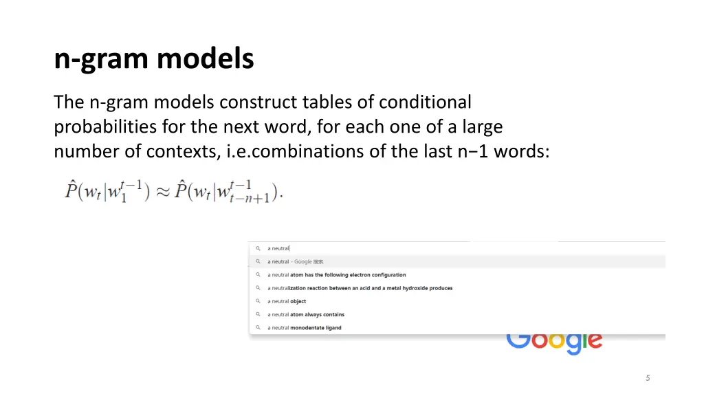 n gram models