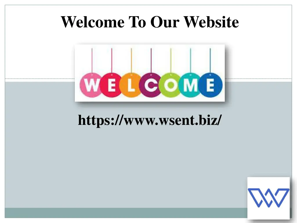 welcome to our website