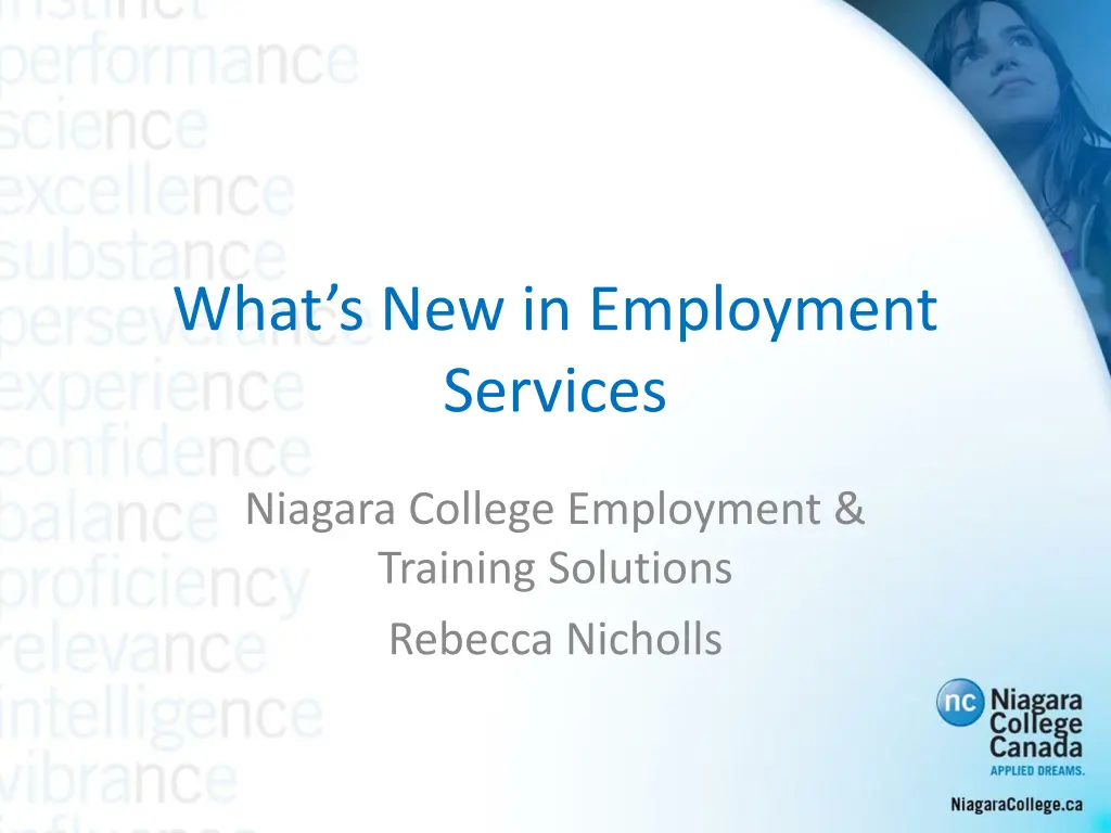 what s new in employment services