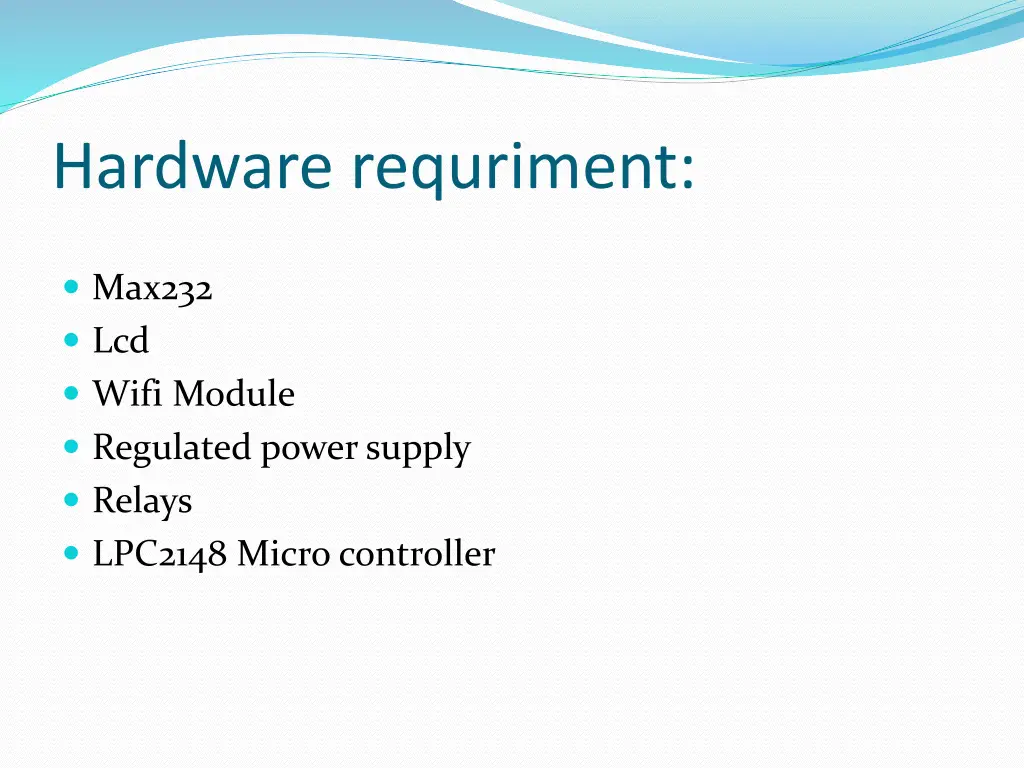 hardware requriment
