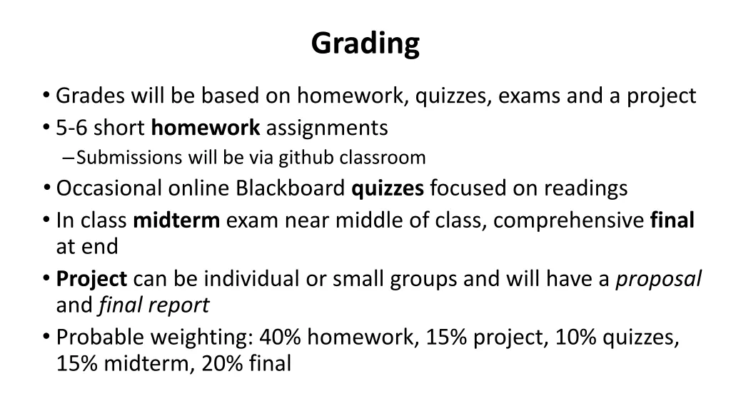 grading