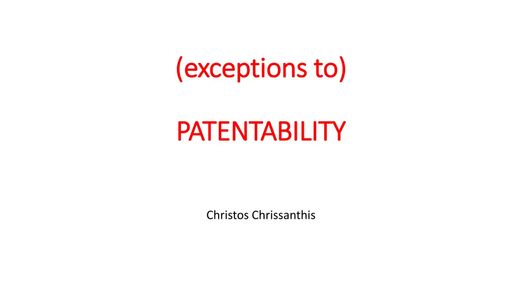 exceptions to exceptions to