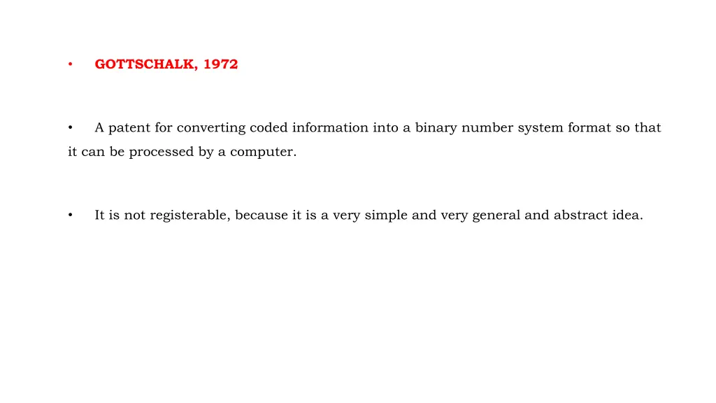 gottschalk 1972