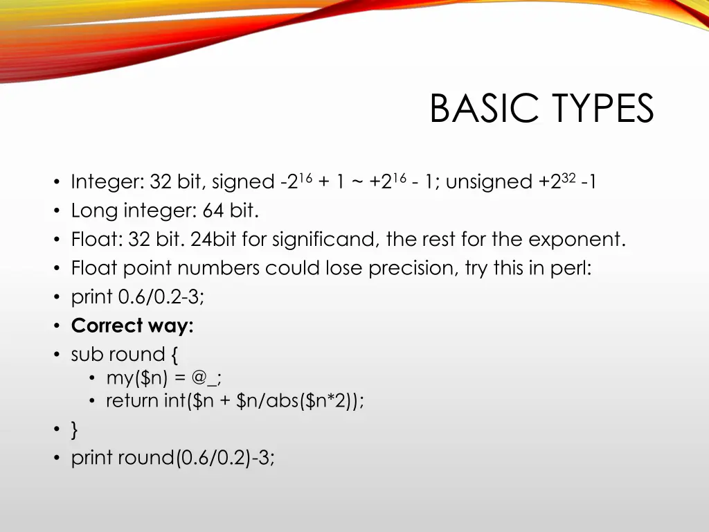 basic types 1