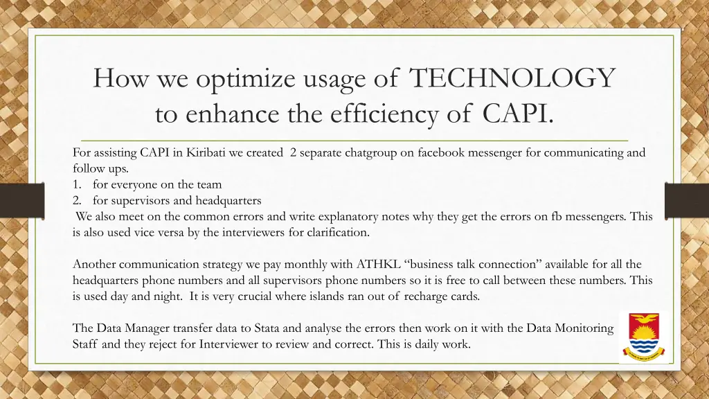 how we optimize usage of technology to enhance