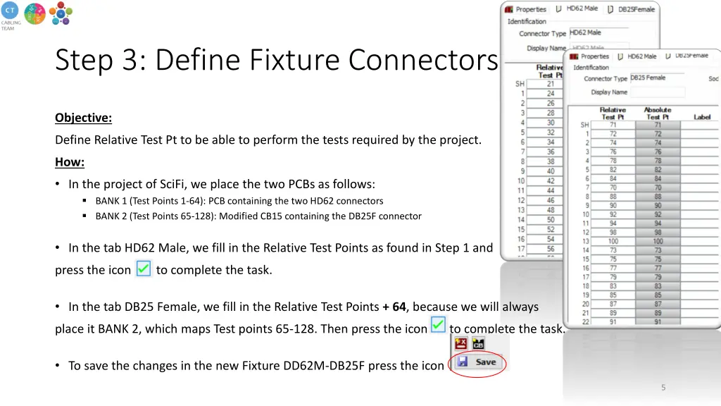 step 3 define fixture connectors