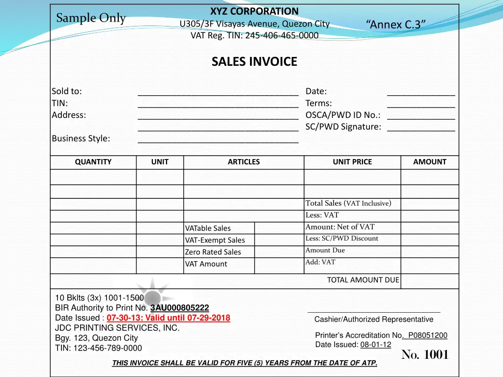 xyz corporation u305 3f visayas avenue quezon