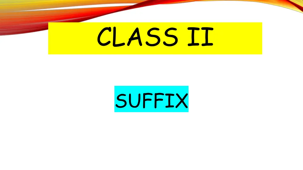 class ii