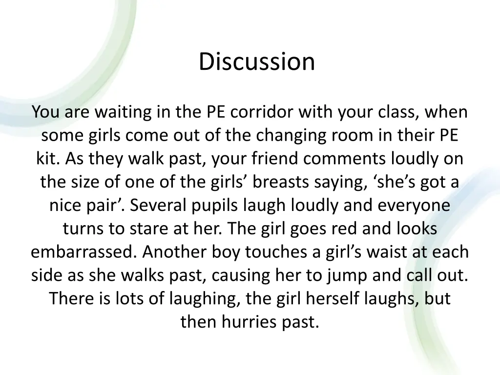 discussion