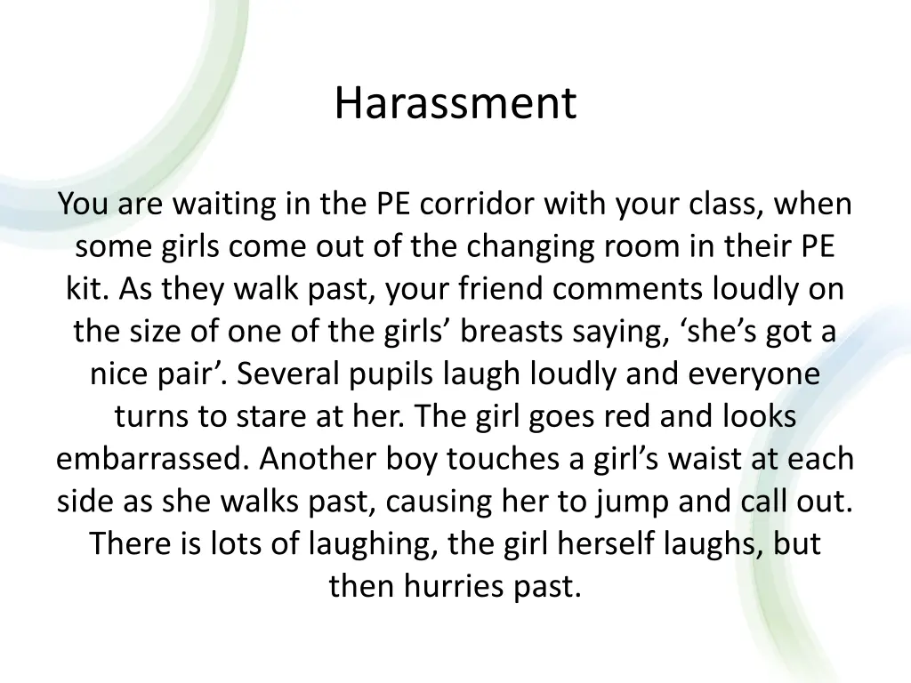 harassment 1