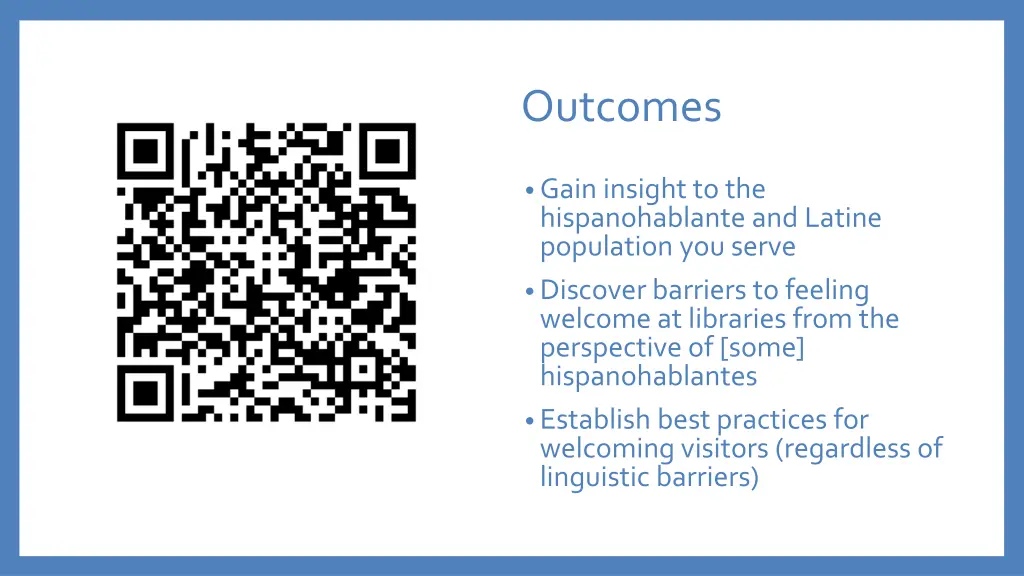 outcomes
