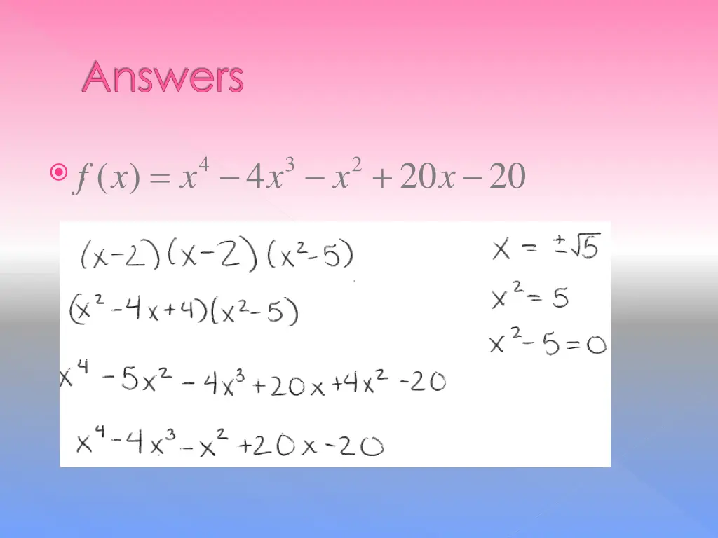 answers 3