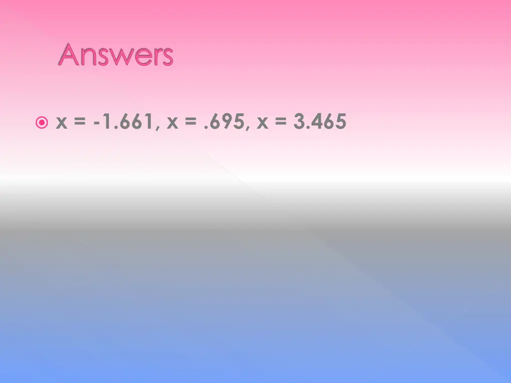 answers 9