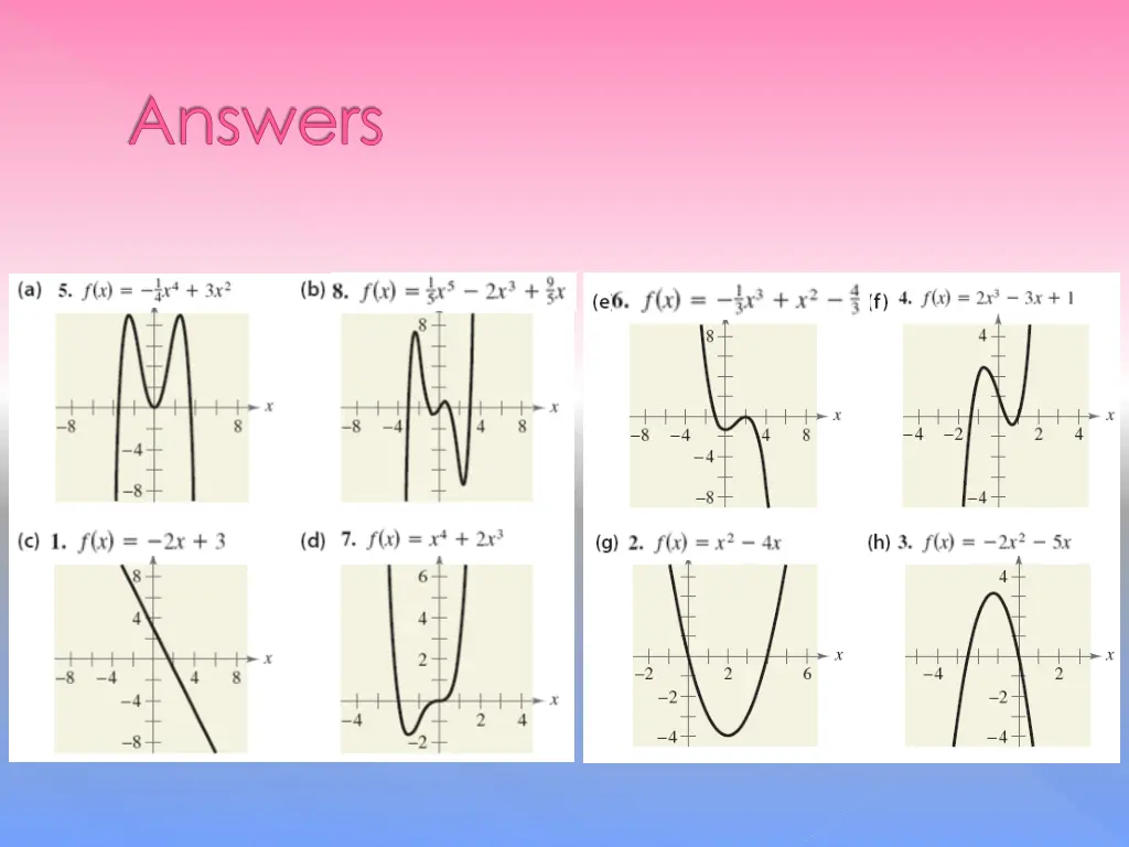 answers
