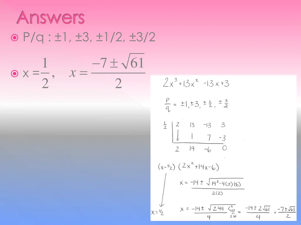 answers p q 1 3 1 2 3 2