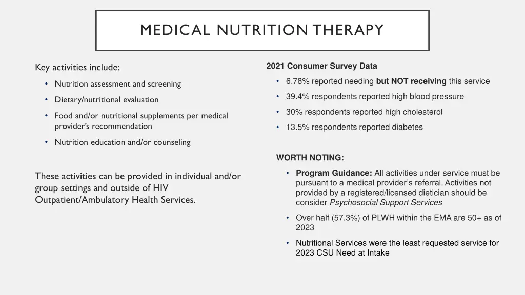 medical nutrition therapy