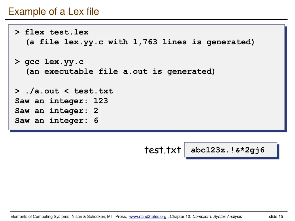 example of a lex file 2