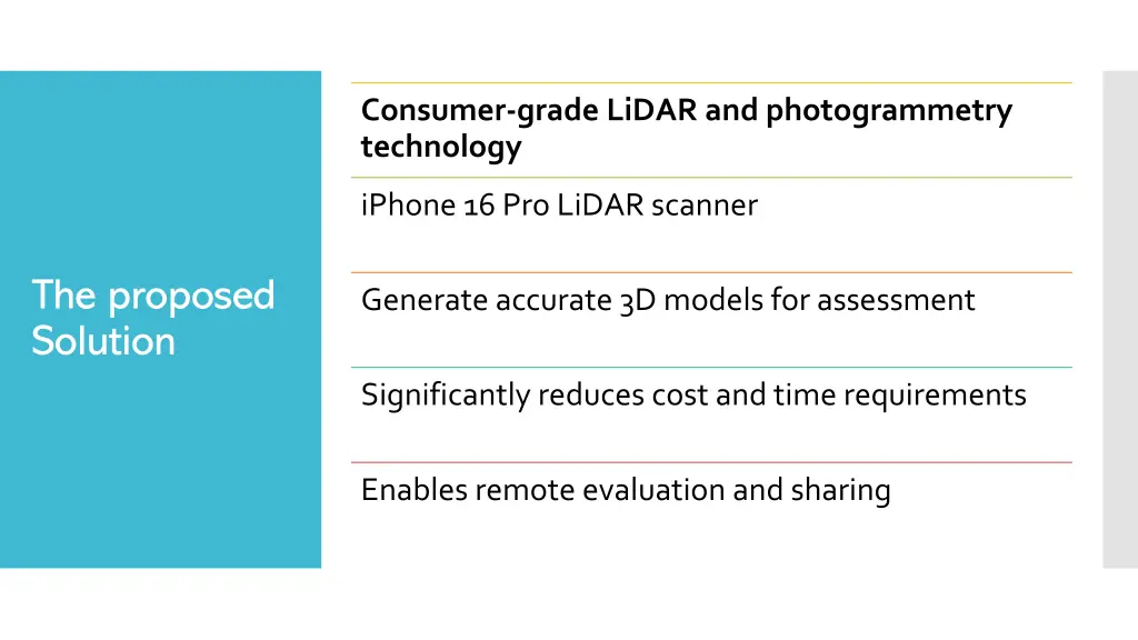 consumer grade lidar and photogrammetry technology