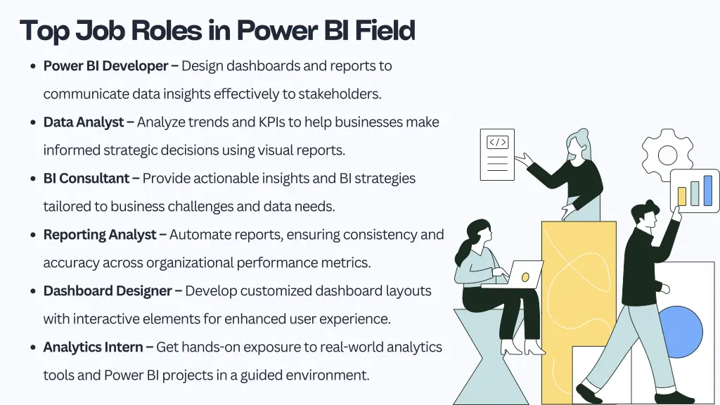 top job roles in power bi field