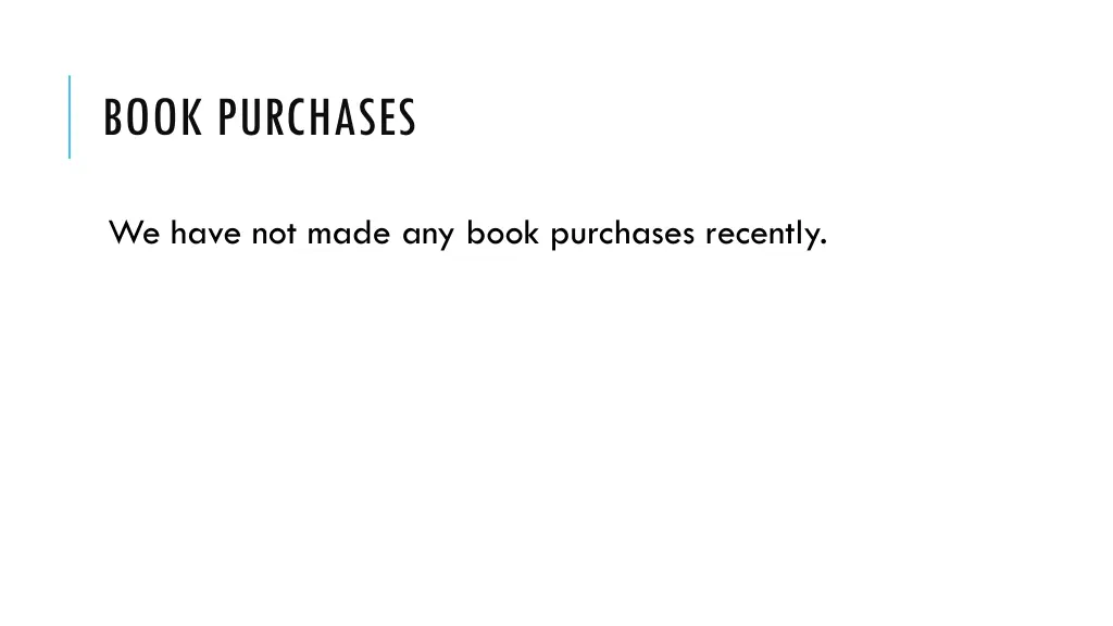 book purchases