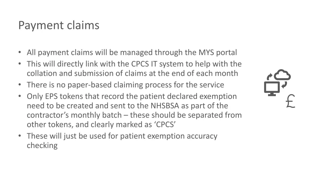 payment claims