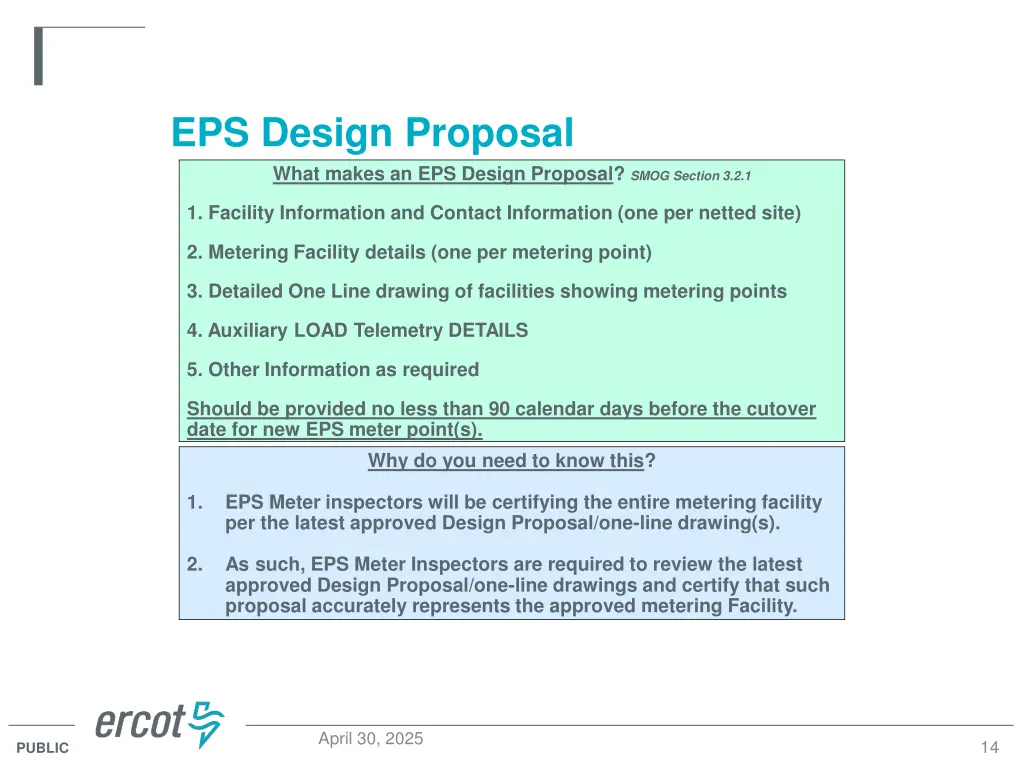 eps design proposal what makes an eps design